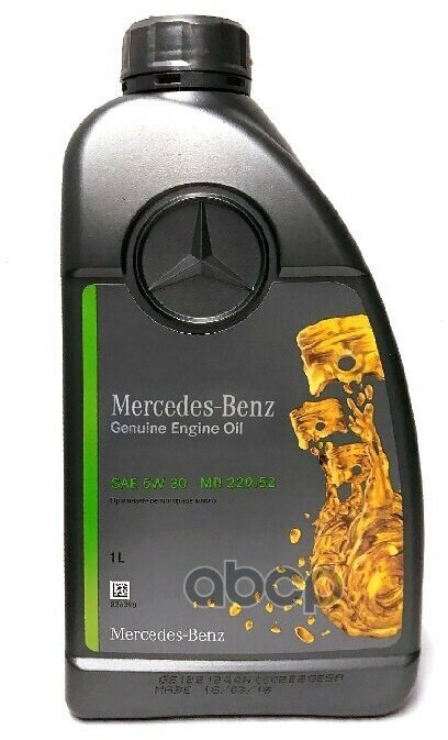 MERCEDES-BENZ Масло Моторное Mercedes Синт. 5W-30 1Л.