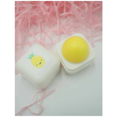 Блеска для губ Бальзам 2 в 1 улажняющий Ананас