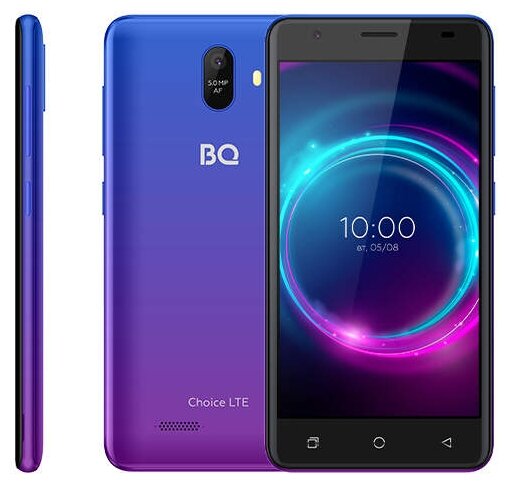 Смартфон BQ 5046L Choice LTE 2/16 ГБ, ultra violet