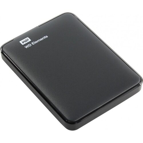 Портативный HDD WD Elements Portable 1Tb 2.5, USB 3.0, WDBUZG0010BBK-WESN внешний жесткий диск 1tb wd elements portable wdbuzg0010bbk wesn 2 5 usb 3 0 black