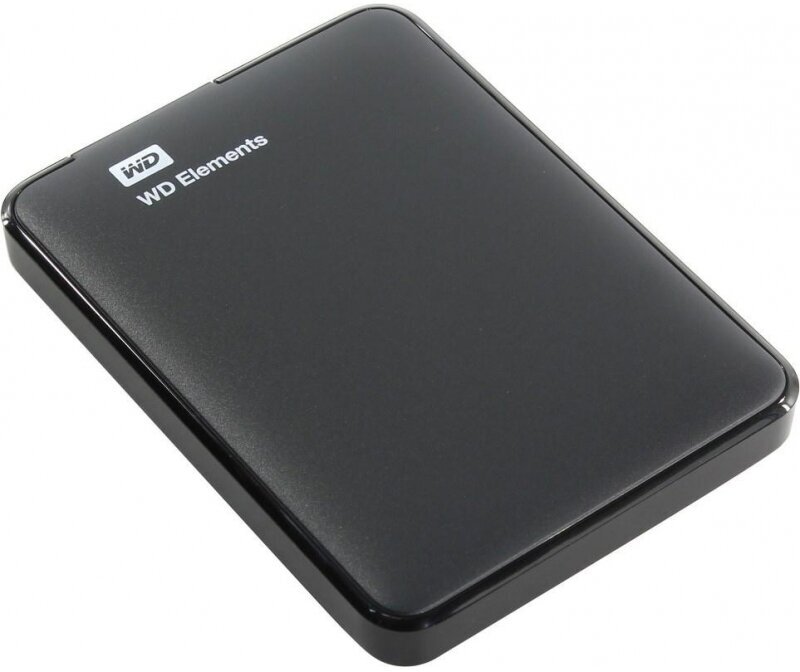 Портативный HDD WD Elements Portable 1Tb 2.5 USB 3.0 WDBUZG0010BBK-WESN