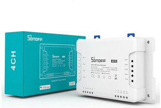 Умное Wi-Fi реле Sonoff 4ch R3, релейный модуль, контроллер 4ch R3