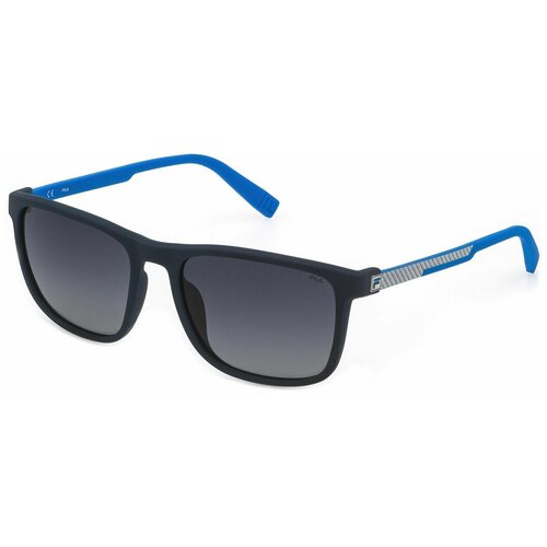фото Солнцезащитные очки fila, прямоугольные, градиентные, для мужчин, синий