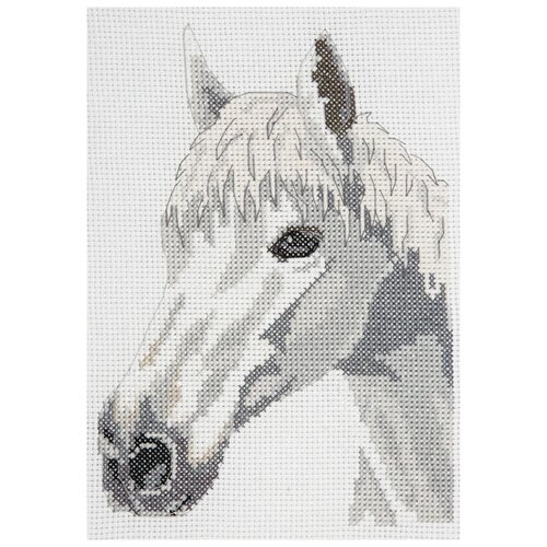 Anchor Набор для вышивания White Beauty - Horse,AK140, 23 х 16 см