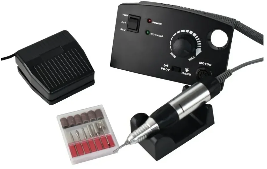 Аппарат для маникюра и педикюра Nail Master DM-211, 30000 об/мин, черный