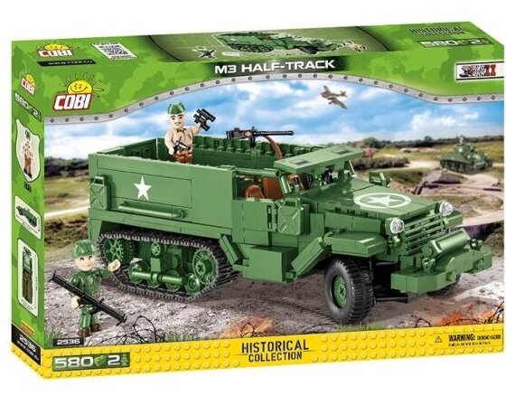 Конструктор Cobi 2536 Бронетранспортер M3 HALF-TRACK