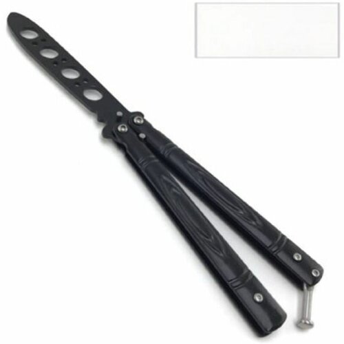 фото Нож тренировочный складной бабочка y-48 (9,5/22см) черный ножи_нови