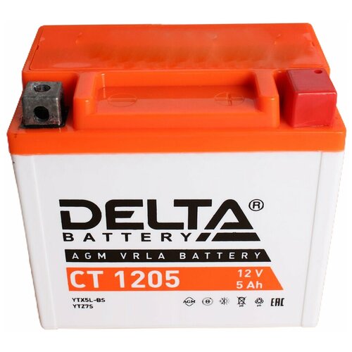 Аккумуляторная батарея DELTA 1205 YTX5L-BS,YTZ7S 6СТ5