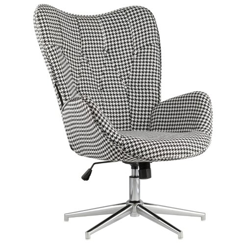 фото Компьютерное кресло stool group филадельфия, обивка: текстиль, цвет: черно-белый