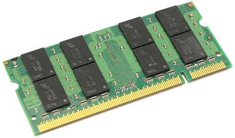 Модуль памяти Kingston SODIMM DDR2, 2ГБ, 533МГц, PC2-4200