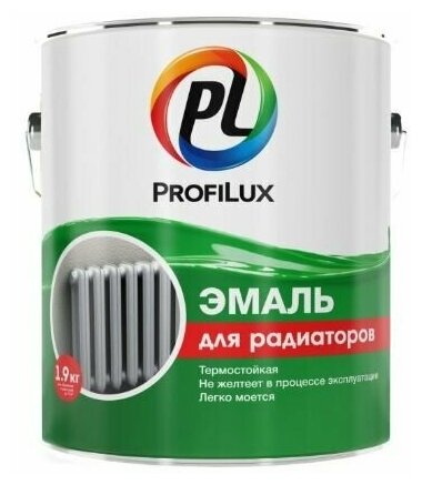 Эмаль для радиаторов Profilux полуматовая 19 кг.