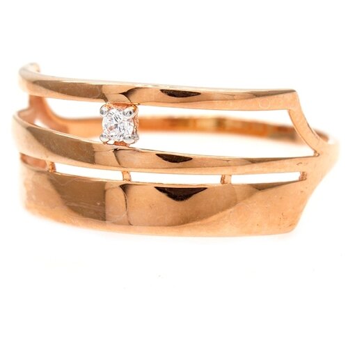 фото The jeweller кольцо из золота с фианитами 80079400, размер 18.5