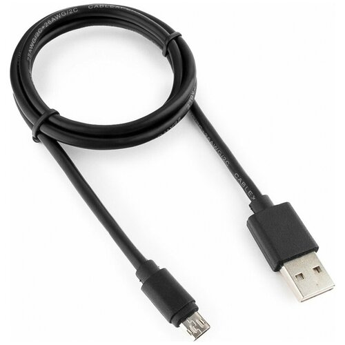 Кабель USB 2.0 Cablexpert CC-mUSBDS-1M, двусторонние разъемы, AM/microB 5P, 1м, пакет
