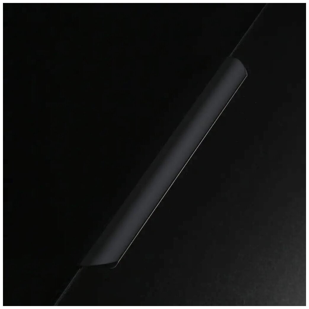 Ручка мебельная алюминиевая HEXA 320мм/360мм, черный матовый - фотография № 7