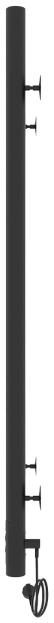 Полотенцесушитель электрический Laris Лаванда ЧКЧ П12 300/900 черный, R - фото №6
