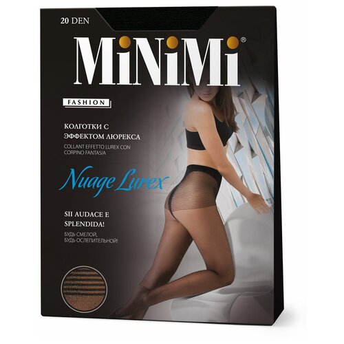 MiNiMi NUAGE LUREX 20 (фантазийные шортики) cappuccino 2-S