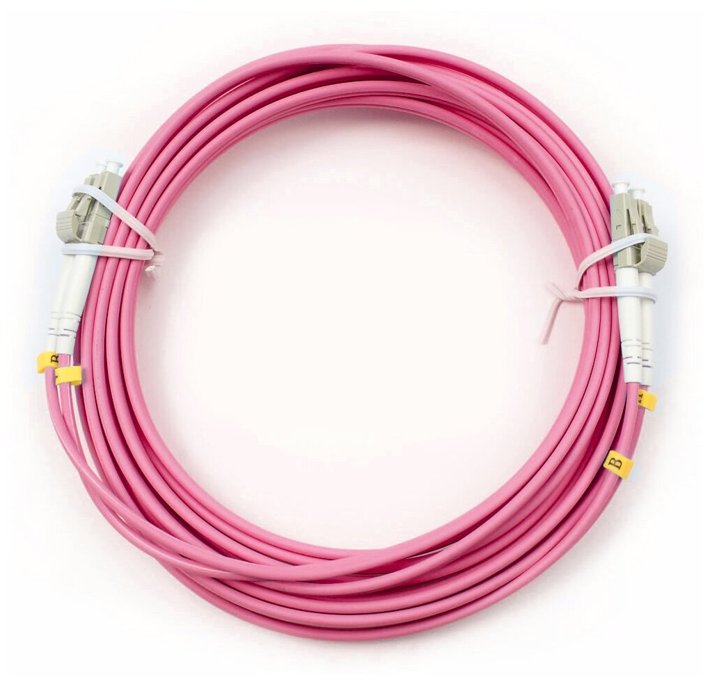 Cabeus FOP-50-OM4-LC-LC-5m Коммутационный шнур оптический Tight Buffer, Duplex Lc/lc (upc/upc), OM4 .