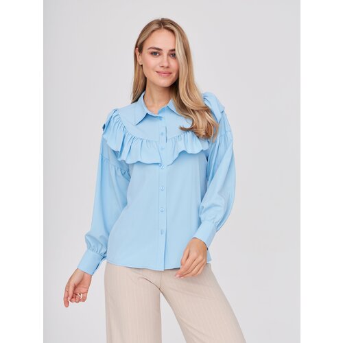 Блуза Cosagach, размер 42, голубой