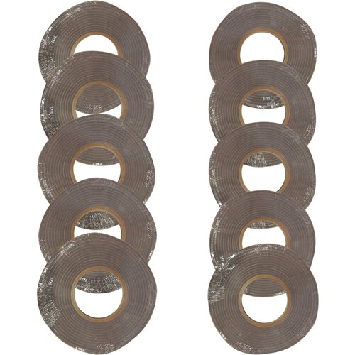 Уплотнительная лента ПСУЛ, 15х3мм. 6м, 10 шт, самоклеящаяся