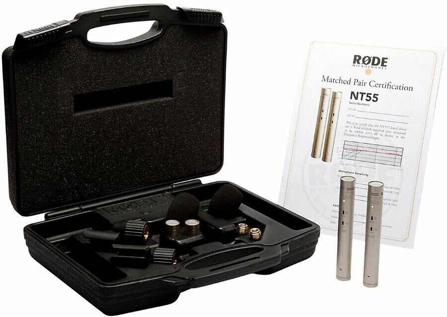 RODE NT55-MP подобранная пара конденсаторных микрофонов NT55