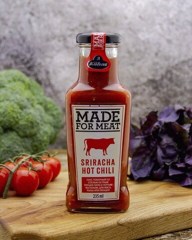 Соус Kuhne “Made for Meat” Sriracha Hotchili томатный острый с перцем Чили 235 мл