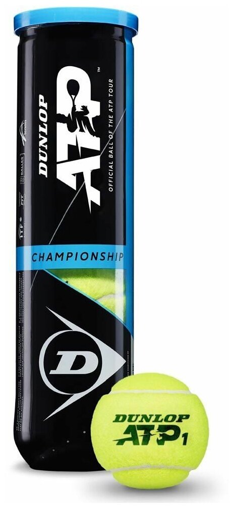 Мячи для большого тенниса Dunlop ATP Championship 3TB