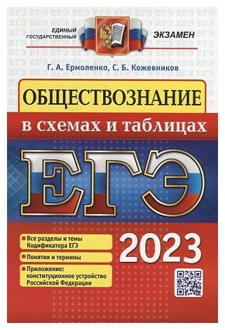 Ермоленко Галина Алексеевна, Кожевников Сергей Борисович. ЕГЭ 2023. Обществознание В схемах И таблицах