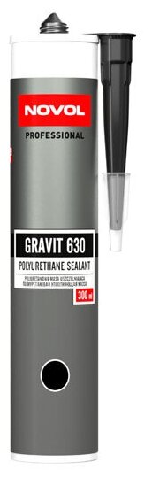 Герметик полиуретановый Novol GRAVIT 630 черный 310мл. - фотография № 2