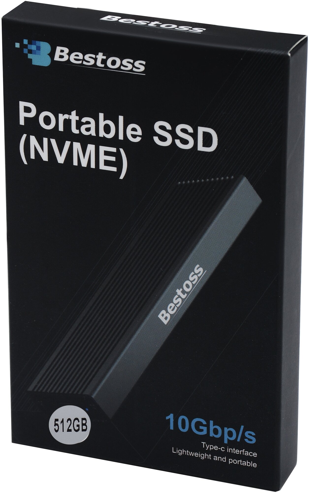 Внешний жесткий диск SSD External USB M2 NVMe USB Type-C 512 Гб