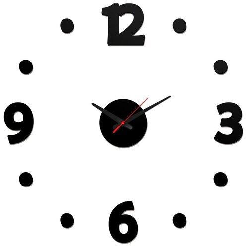 Часы настенные 70-80D черный