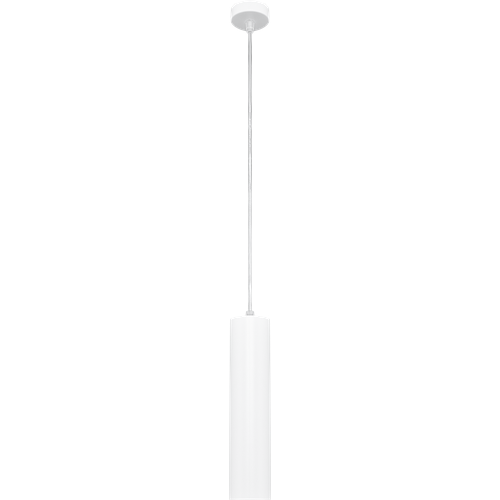 Светильник подвесной Nefa, потолочный, светодиодный, на кухню, белый, металл, мрамор, цилиндр, LED, цоколь GU10