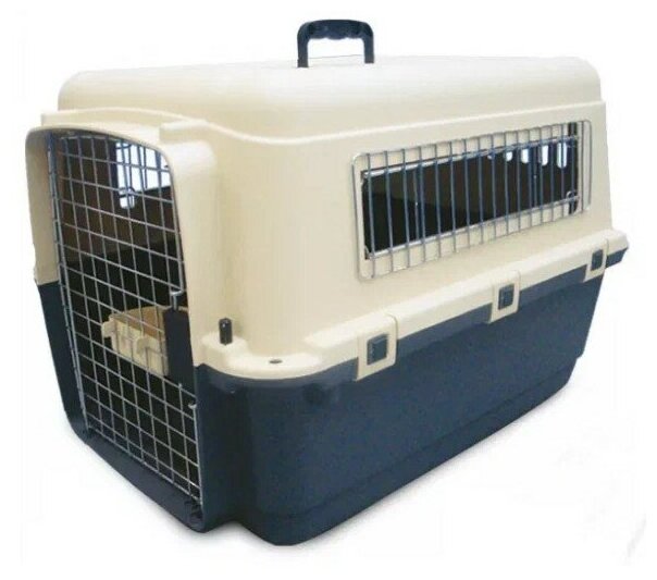 Клиппер-переноска для собак Triol Premium Small 61х40х40 см синий/белый
