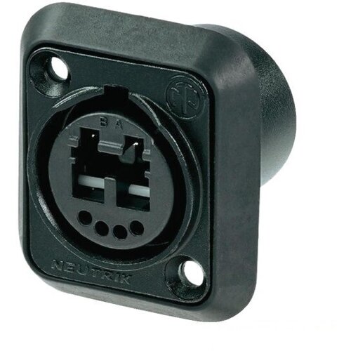 Neutrik NO2-4FDW-1-A панельный DUO разъем цвет черный хром 15995₽