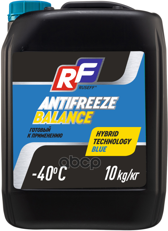 Антифриз Готовый Раствор Balance -40°C Синий 10Кг RUSEFF арт. 17475N