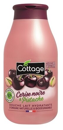 Молочко для душа Cottage Cerise Noire & Pistache, 250 мл, 250 г