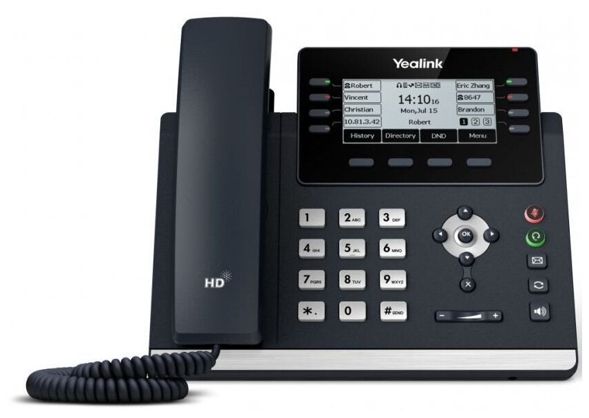 Телефон IP Yealink SIP-T43U черный