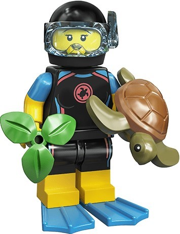 Конструктор LEGO Minifigures Series #20 71027-12 Морской спасатель / Sea Rescue (col20-12)