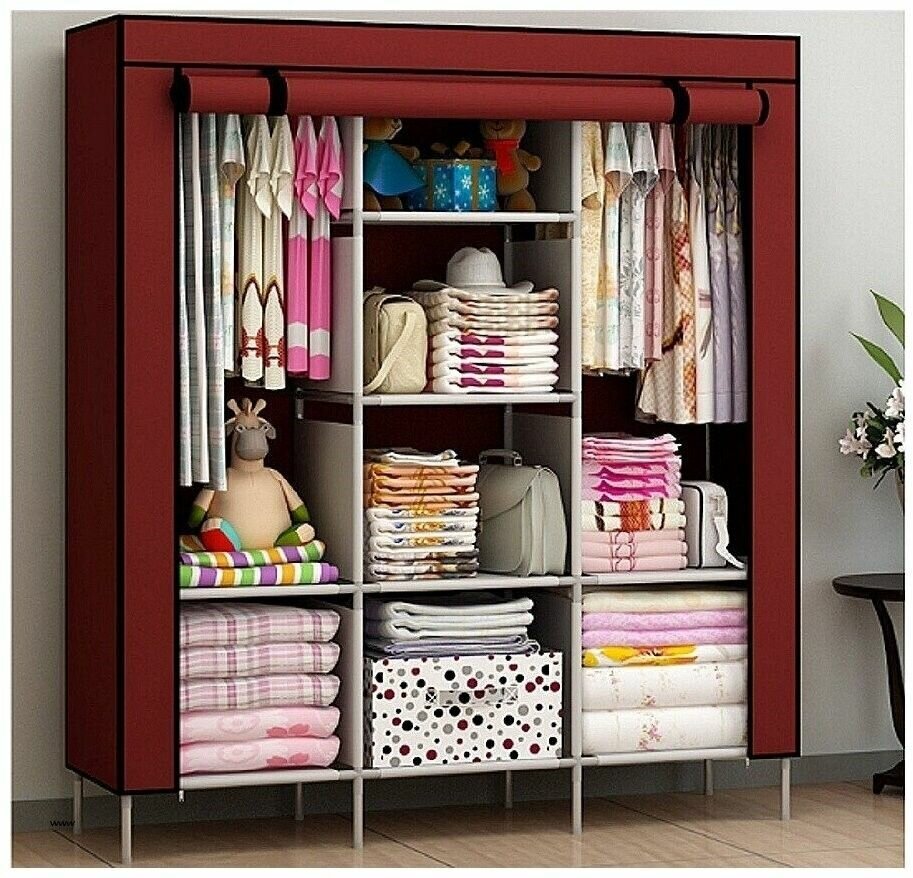 фото Шкаф тканевый складной для хранения одежды Trade-Goods 130х45х170 см