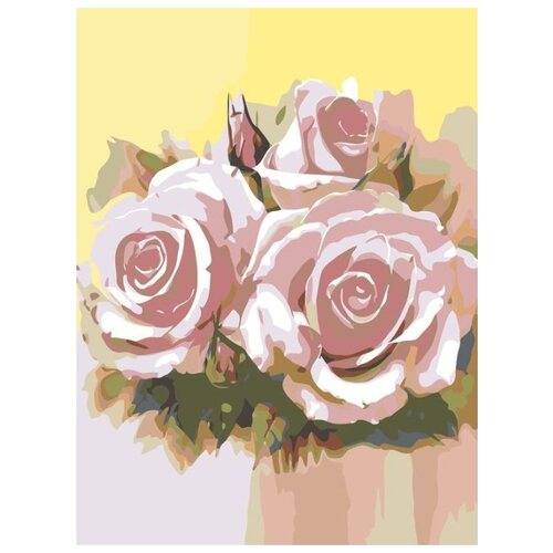 Картина по номерам Розы, 30x40 см