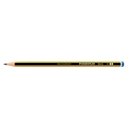 Карандаш чернографитовый Staedtler Noris H карандаш чернографитовый staedtler noris club jumbo трехгранный hb