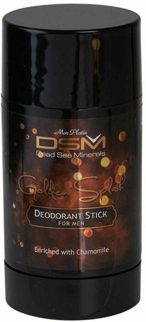 Дезодорант-антиперспирант стик гелевый мужской Mon Platin DSM Golden Splash 80 мл