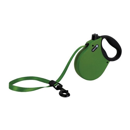 Поводок-рулетка для собак Alcott Adventure L до 50 кг, лента, зеленый