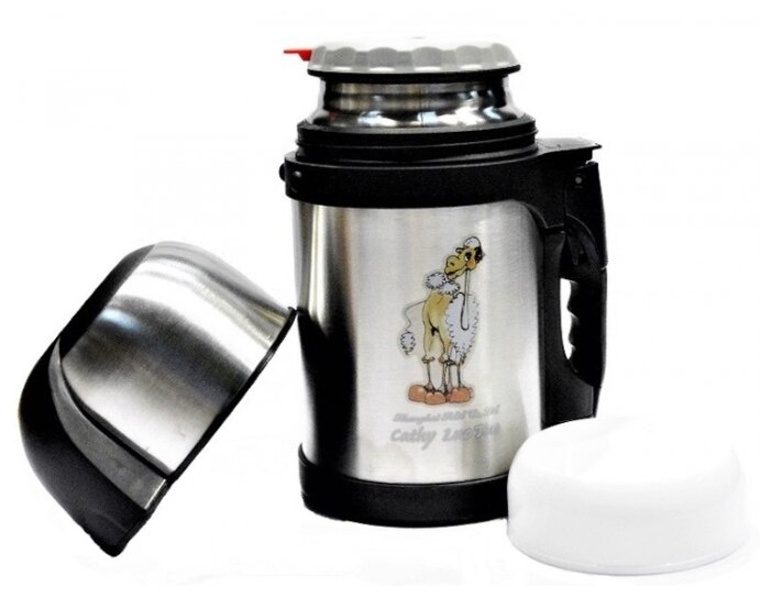 Термос с рисунком верблюда