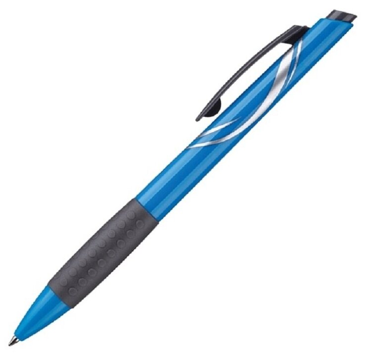 Ручка шариковая Attache Xtream, синий корпус, цвет чернил-синий