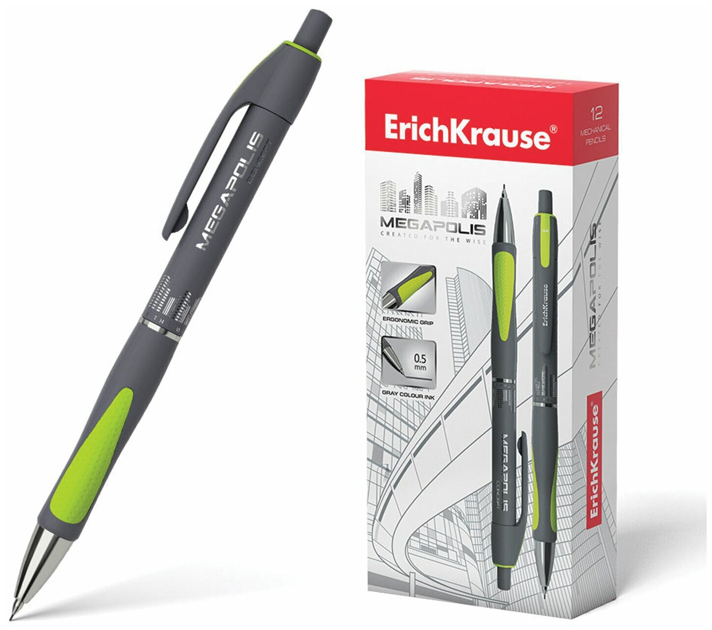 Карандаш ERICH KRAUSE 20340, комплект 12 шт. — купить в интернет-магазине Teleton24 на Яндекс Маркете