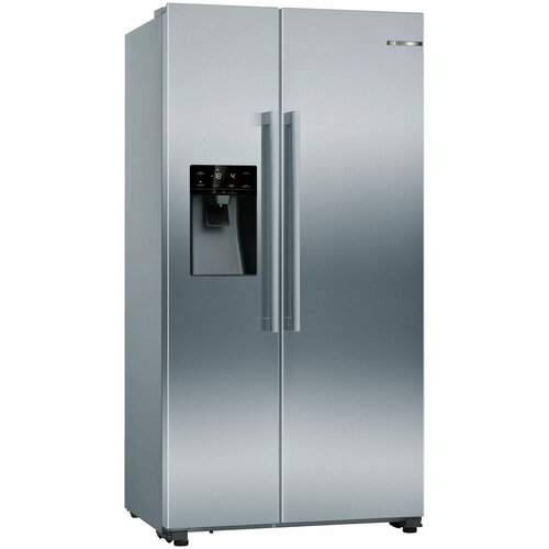 Отдельностоящий холодильник Side-by-Side с морозильной камерой Bosch KAI93VI30M Series 4, 1787x908x707, 386/224 л, NoFrost MultiAirFlow генератор льда
