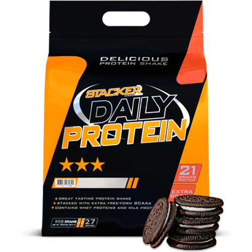 фото Протеин daily protein с bcaa и глютамином stacker2 печенье-крем, 908 г stacker 2