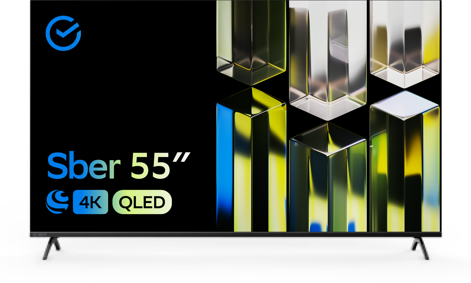 Телевизор 55" SBER QLED 4K UHD, черный (SDX-55UQ5230T)