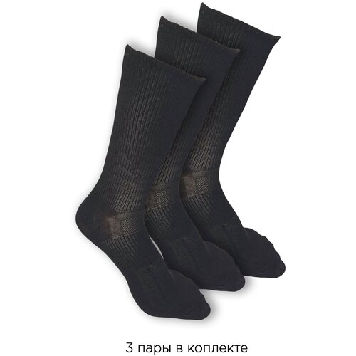 Носки INVI, 3 пары, размер 32-34, черный носки детские тимон комплект 3 пары размеры 32 34