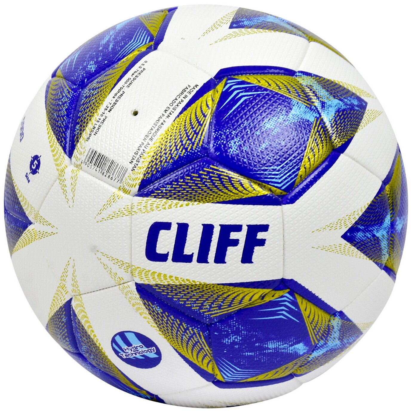 Мяч футбольный №5 CLIFF GOLDEN (Hibrid Techno)